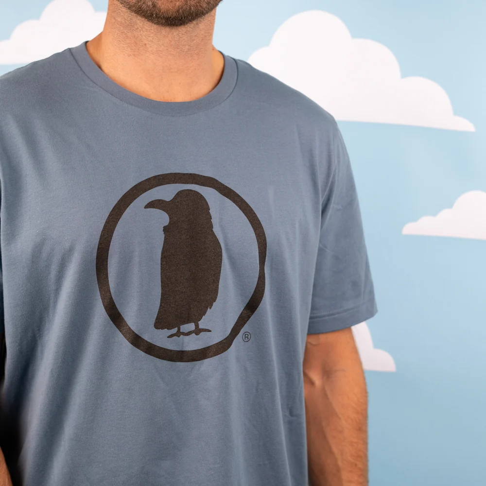 Rook Logo Tee - Steel Blue